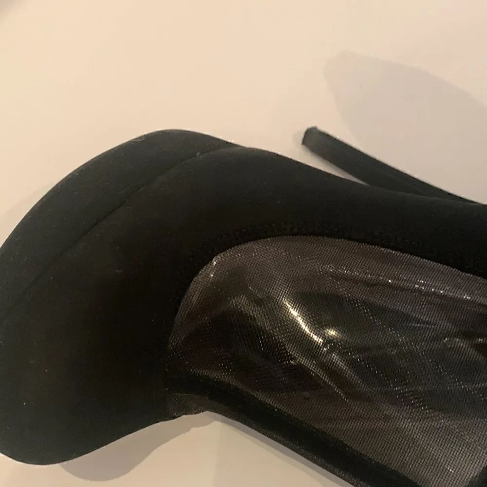 Bakers Kaley Black Faux Suede Shoes - Picture 3 of 8